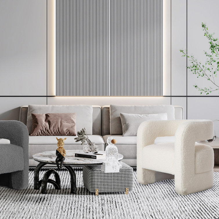 Orren Ellis Laranya Upholstered Barrel Chair & Reviews | Wayfair